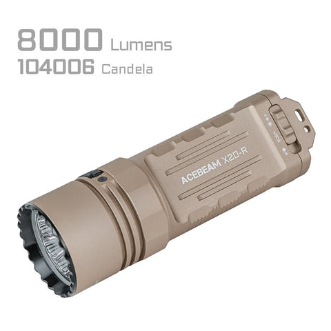 ACEBEAM X20-R Taktische Taschenlampe 8000 Lumen