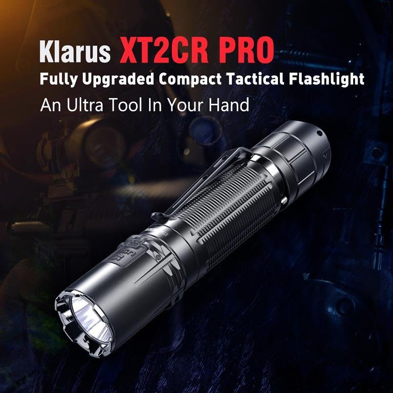 Klarus XT2CR Pro LED Taschenlampe