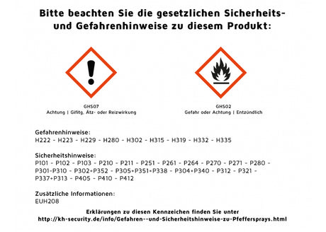 TW1000 FS Super Pfefferspray (150 ml/Strahl)
