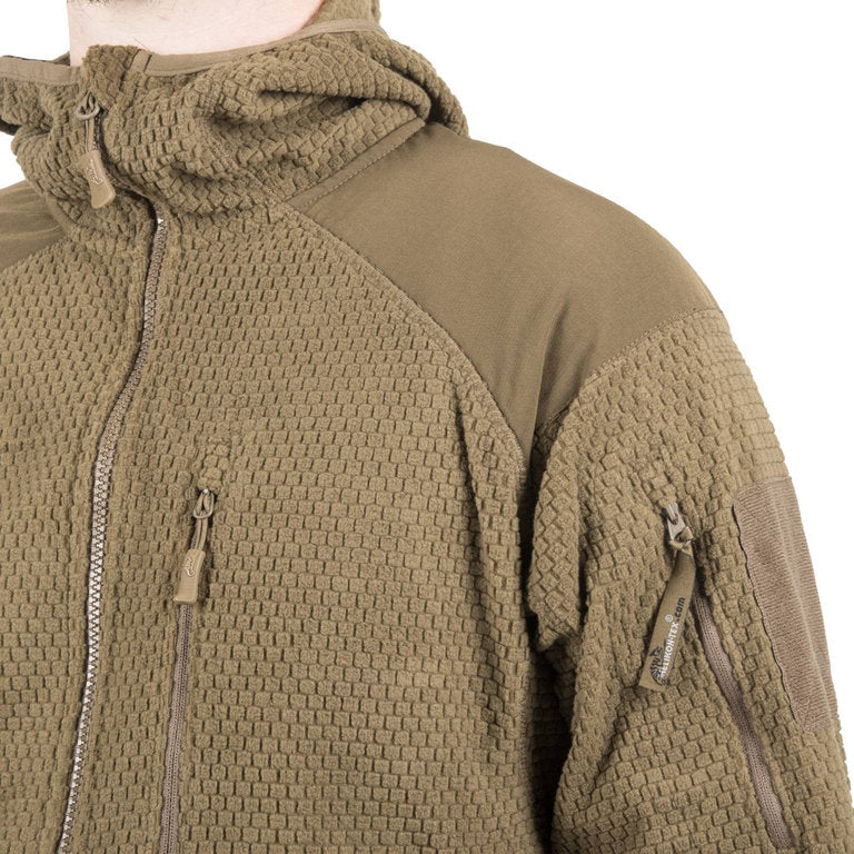 Helikon-Tex ALPHA HOODIE Jacket - Grid Fleece