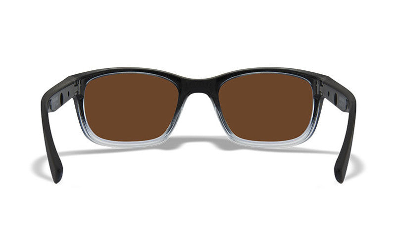 WileyX Helix Black/Transparent (CAPTIVATE™ Polarisierend Bronze Gläser)