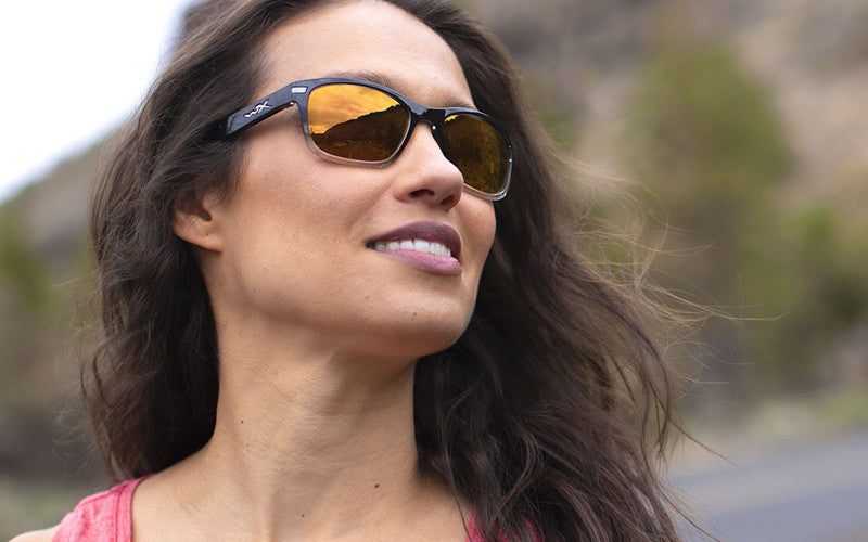 WileyX Helix Black/Transparent (CAPTIVATE™ Polarisierend Bronze Gläser)