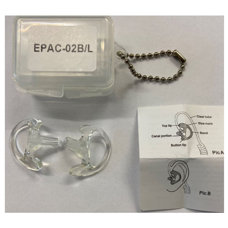 Earmould Ohrpassform transparent (2er Pack)