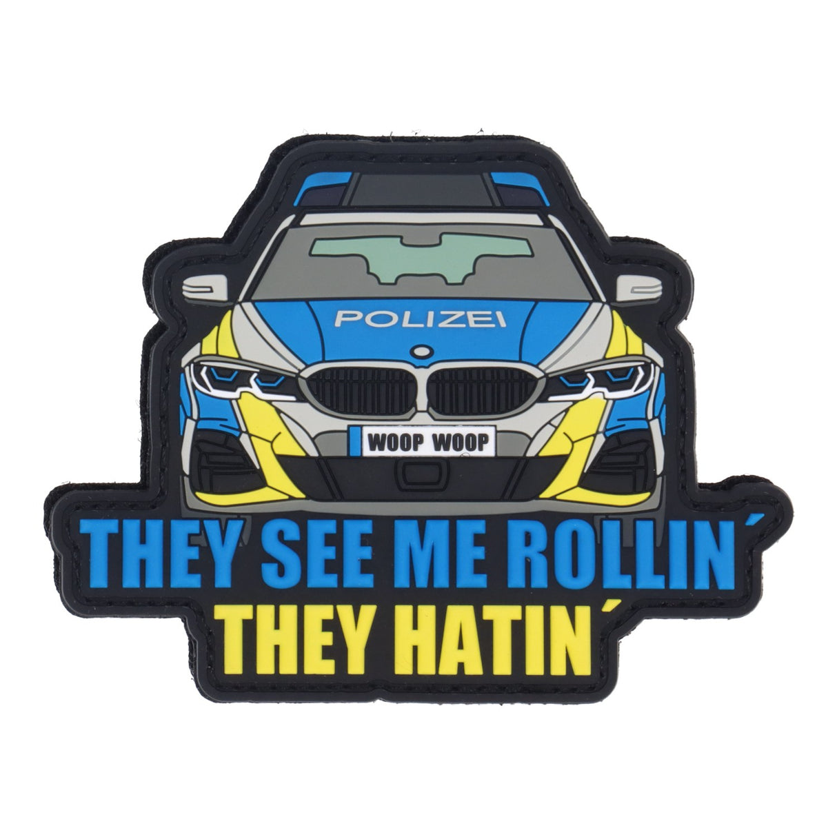 They See Me Rollin' Rubber Patch