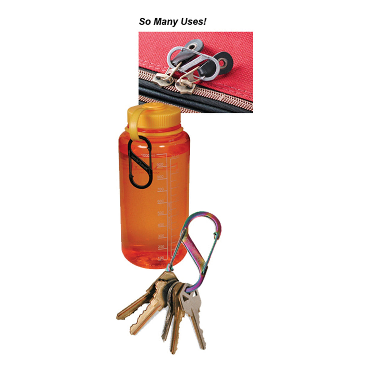 NITE IZE S-BINER CARABINER STAINLESS STEEL