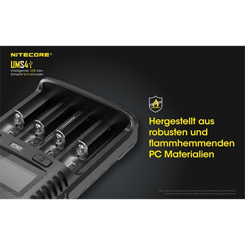 Nitecore UMS4 USB-Schnell-Ladegerät