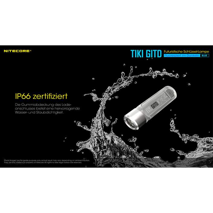 Nitecore TIKI GITD Blue