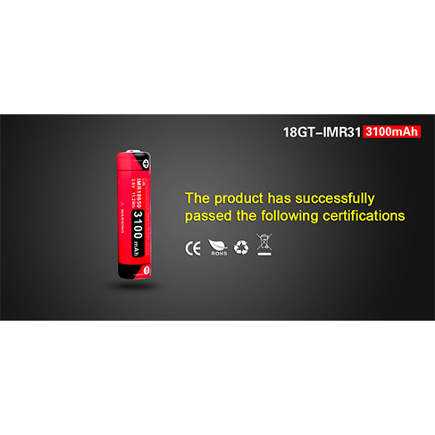 Klarus 18GT-IMR Akku 3100 mAh