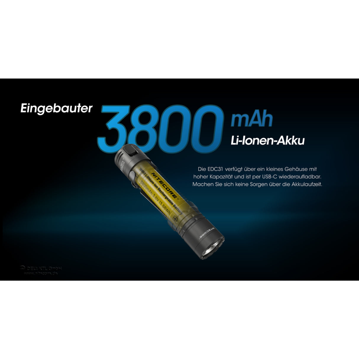 Nitecore EDC31 - 3500 lumens
