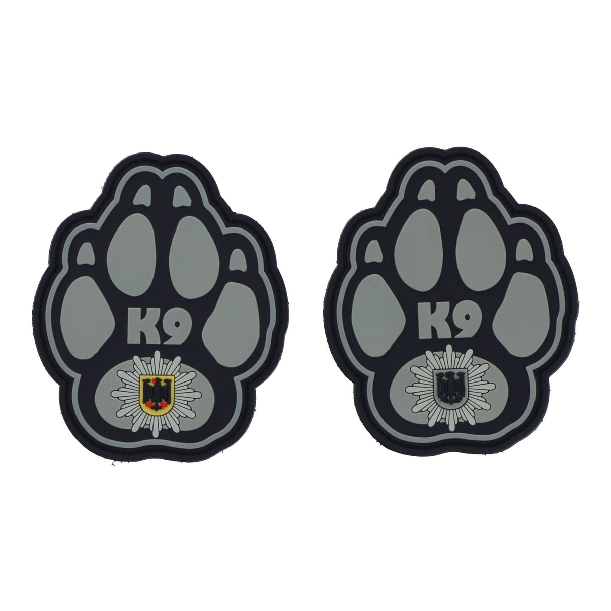 Rubberpatch K9 Bundespolizei "Pfote"