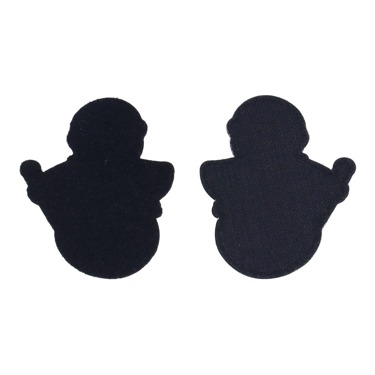 Grumpy Polizei Schneemann Rubber Patch