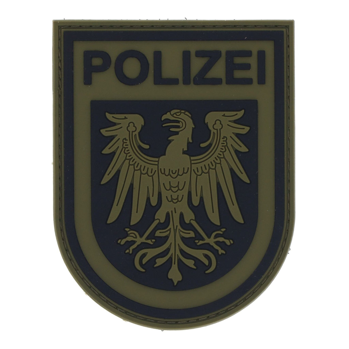 Rubberpatch Polizei Brandenburg - farbig