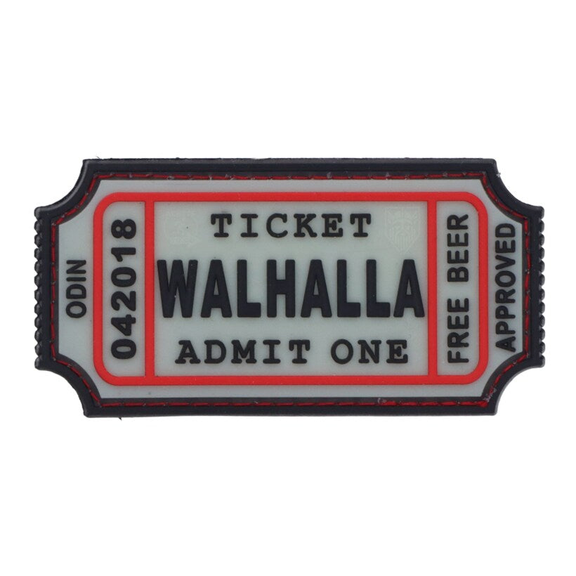 JTG WALHALLA TICKET - Odin approved Patch