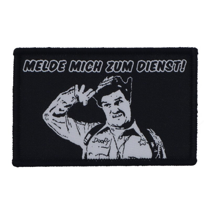 Reporting for duty as "Officer Doofy"