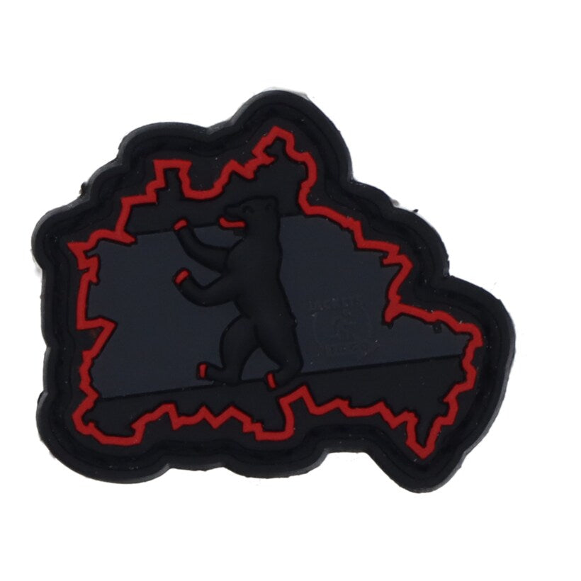 JTG Berliner Bär Flaggen Patch, blackops 3D Rubber patch