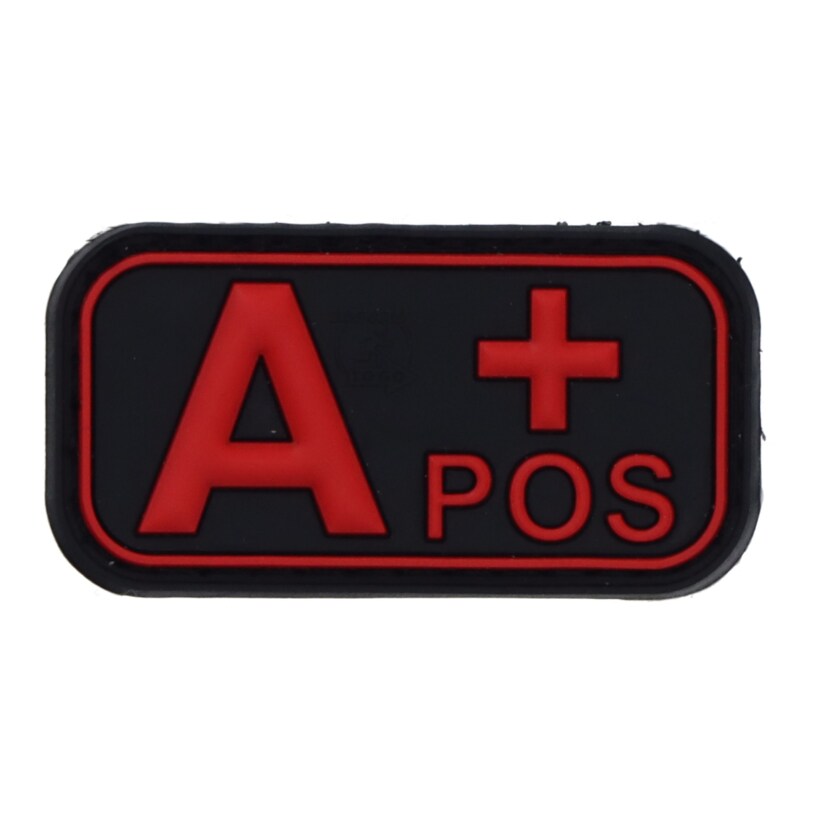 JTG - Blutgruppen Patch A POS, blackmedic