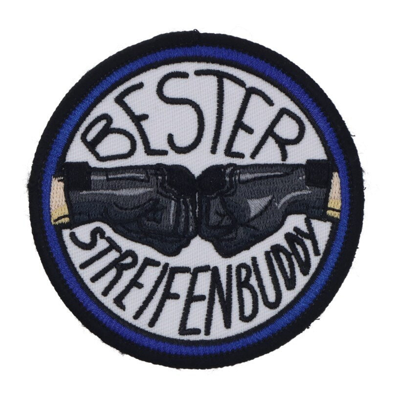 Bester Streifenbuddy Textilpatch