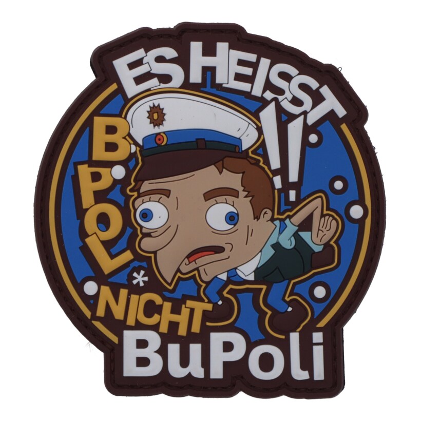 Angry BPol Officer Rubber Patch