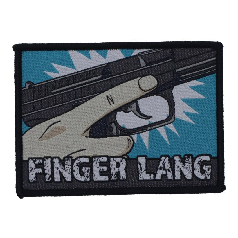 Finger Lang Textil Patch