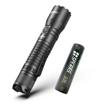 SPERAS EST MAX 2500lm 279m Professional Tactical Police Flashlight