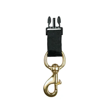 GEAR KEEPER Add-A-Clip brass carabiner