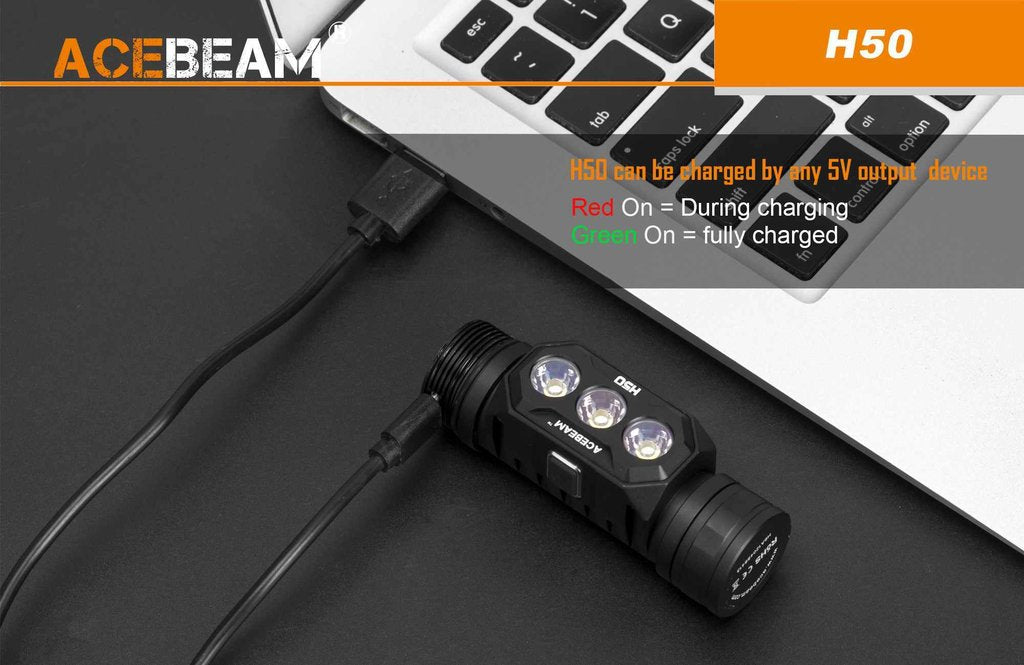 AceBeam H50 Stirnlampe