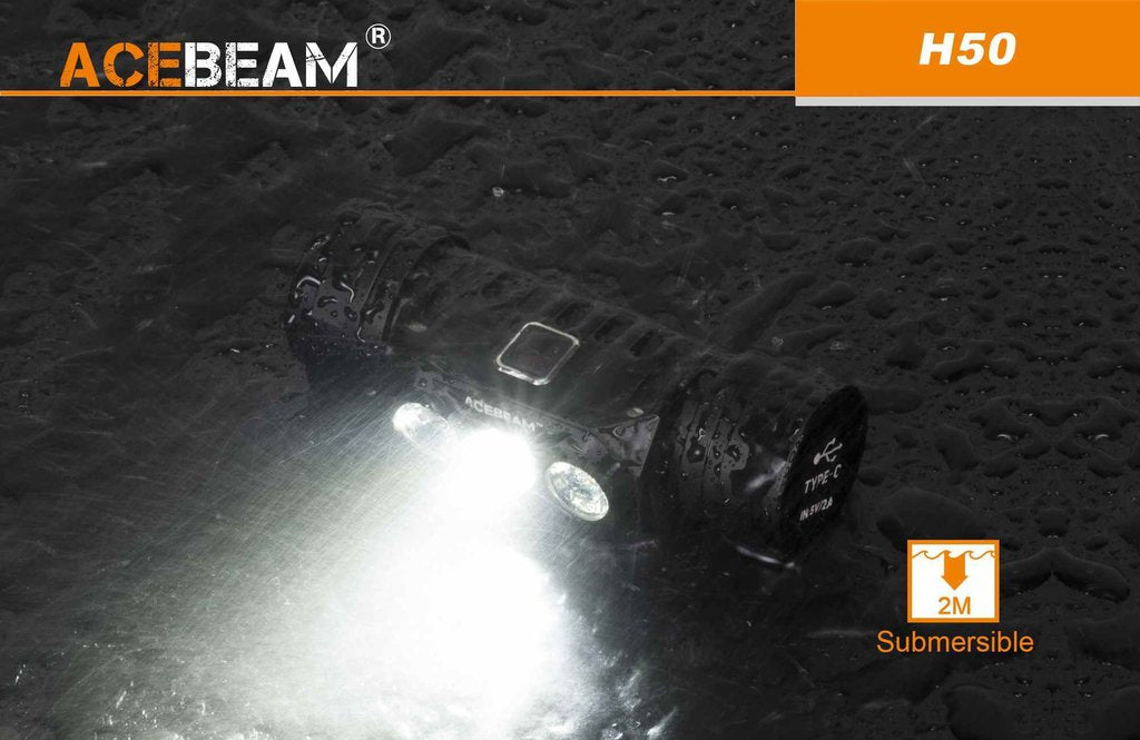 AceBeam H50 Stirnlampe