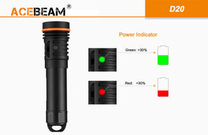 ACEBEAM D20 Tauchlampe