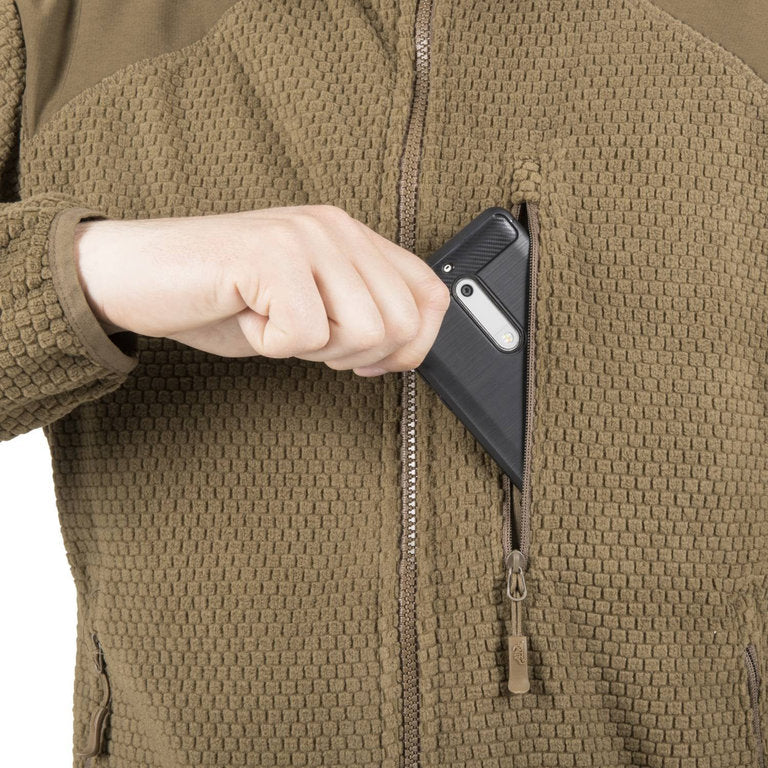 Helikon-Tex ALPHA HOODIE Jacket - Grid Fleece