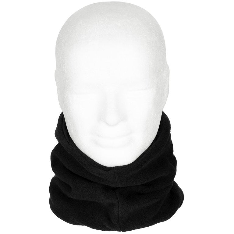 MFH Fleece Rundschal – Schwarz, Als Mütze & Schal In Einem, Atmungsaktiv & Warm
