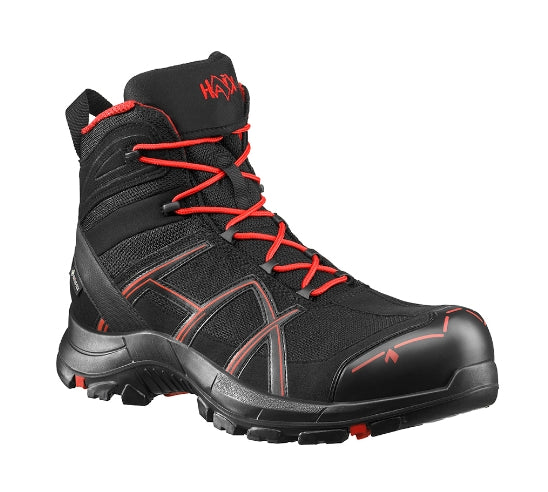 Haix Black Eagle Safety 40 Mid blackred