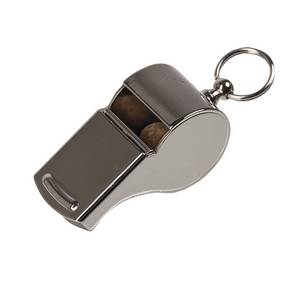 Metal traffic controller whistle