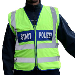 POLAS® Warnweste blau POLIZEI