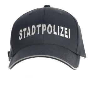 BaseCap model Hessen black with reflective edge