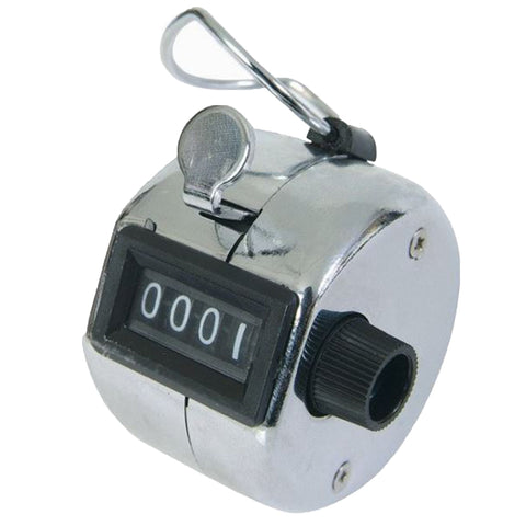 Mechanical visitor counter, hand counter, clicker