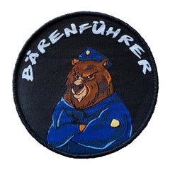 POLICE MEMES SHOP Textile Patch Bear Leader