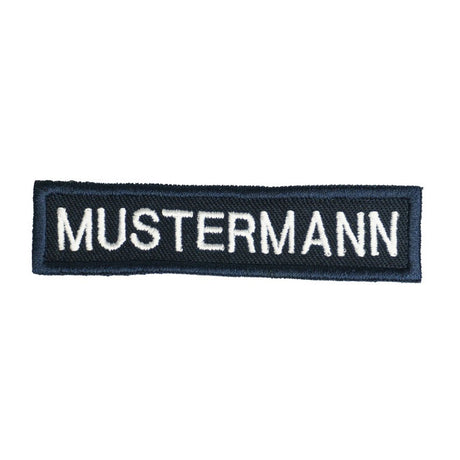 4x Namensschilder gestickt für Uniform