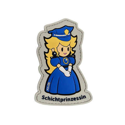 POLIZEIMEMESSHOP Rubberpatch Schichtprinzessin