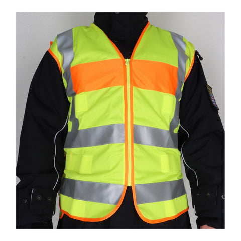 Safety vest - orange/yellow - blank