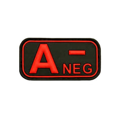 JTG - Blutgruppen Patch A NEG, blackmedic-c