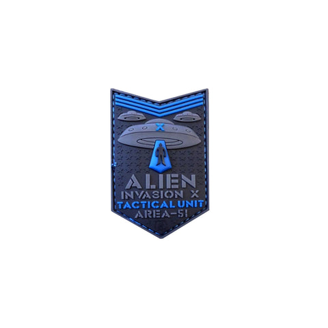 JTG ALIEN INVASION X, Tactical Unit Patch - blue