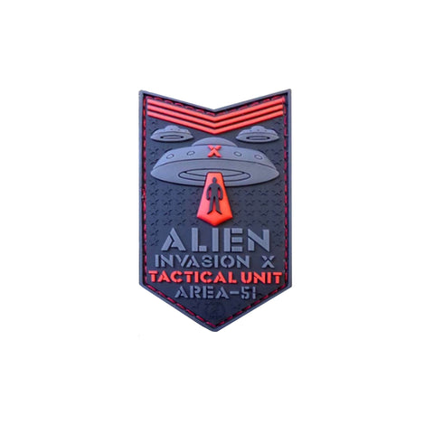 JTG ALIEN INVASION X Tactical Unit Patch