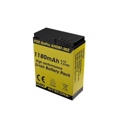 Nitecore NLGP3 Li-Ion Akku für GoPro Hero3/3+