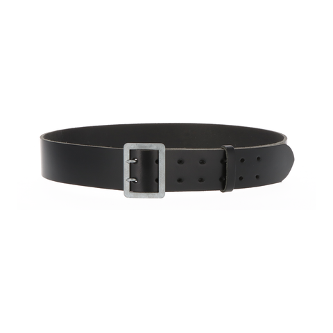 Leather service belt POLAS two-prong