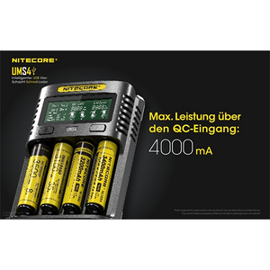 Nitecore UMS4 USB Fast Charger