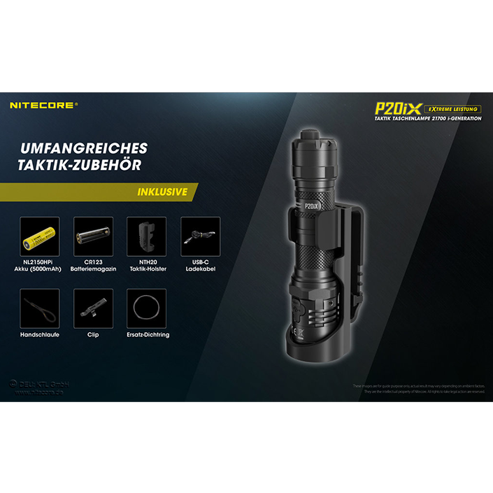 Nitecore P20iX - 4000 lumens