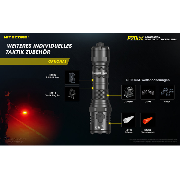 Nitecore P20iX - 4000 Lumen