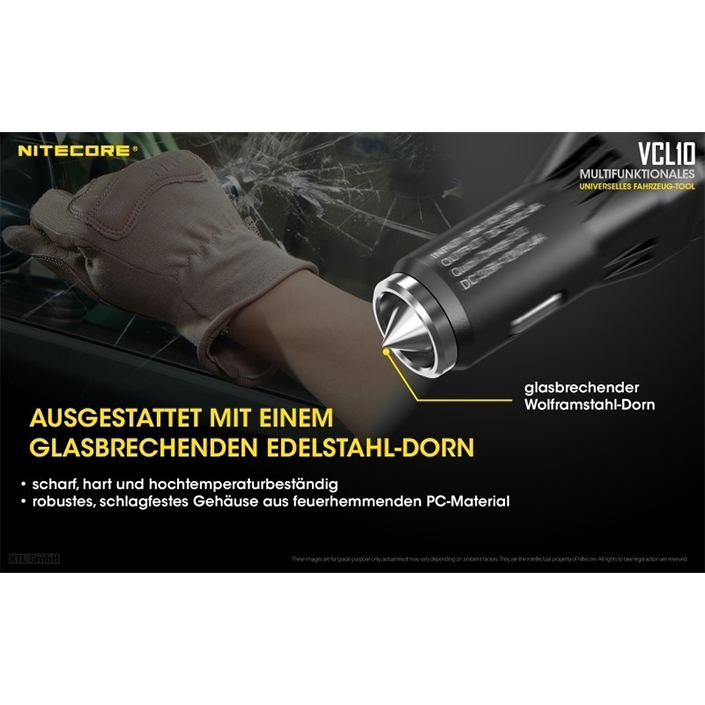 Nitecore VCL10 USB-KFZ-Ladegerät