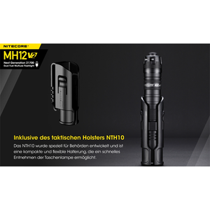 Nitecore MH12 V2 LED flashlight with 1200 lumens