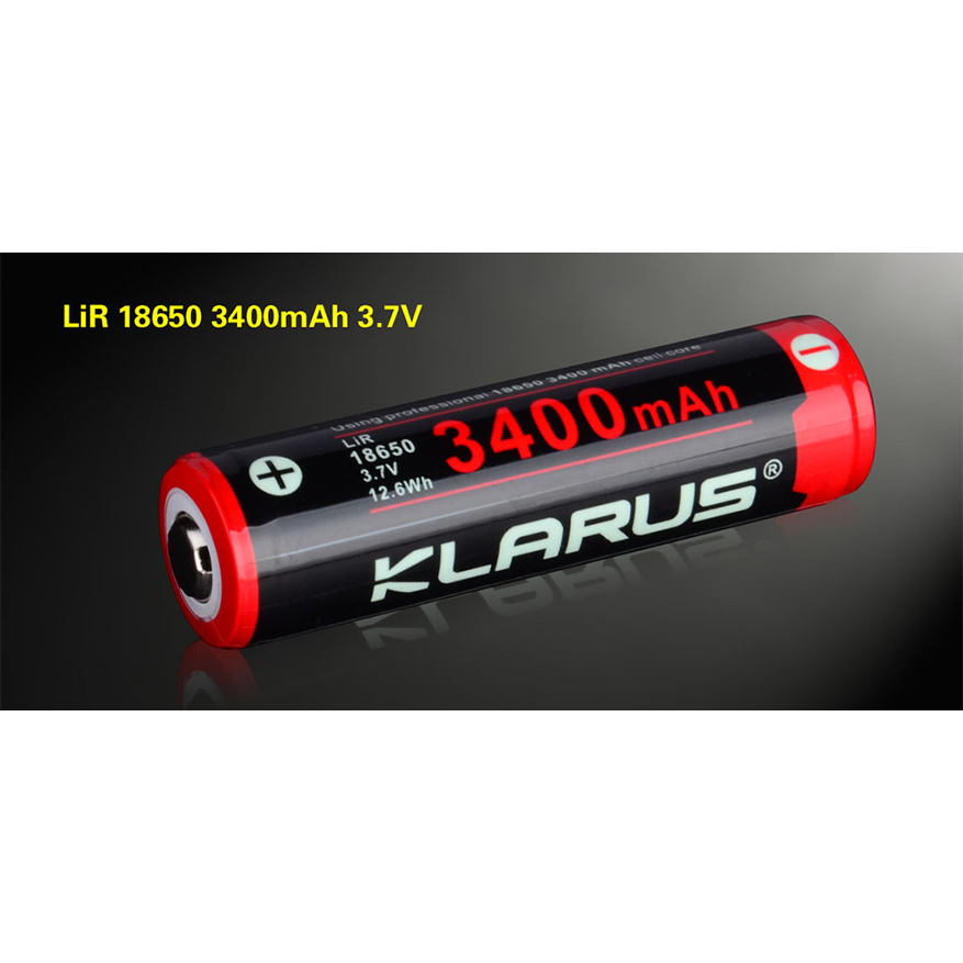 Klarus 18650 Lithium Battery 3400mAh